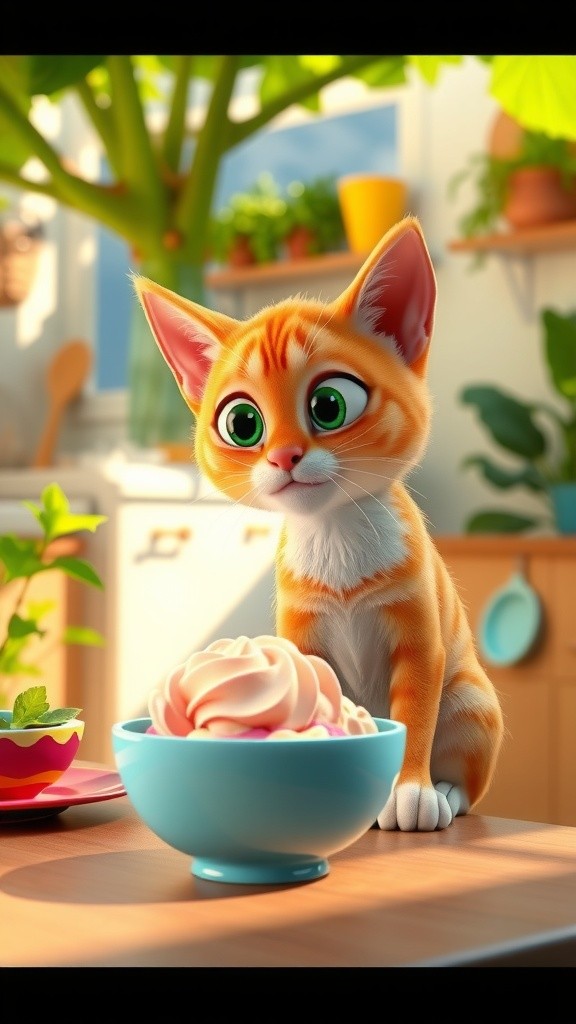 बिल्ली की आइसक्रीम और सीख