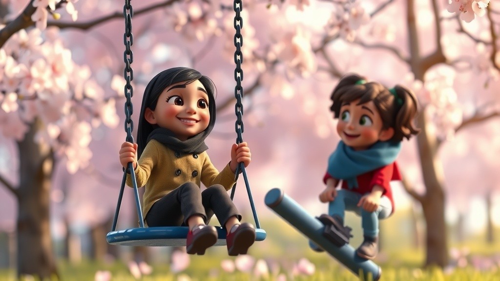 حب الطفولة الذي يزهر إلى الأبد