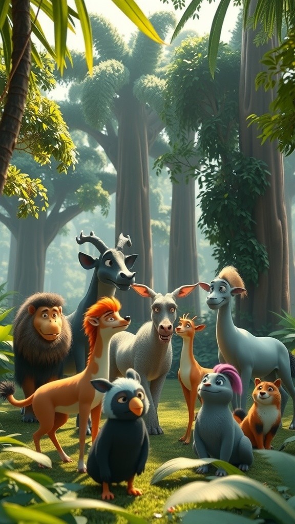 Pesta Kembang Api Unik di Hutan!