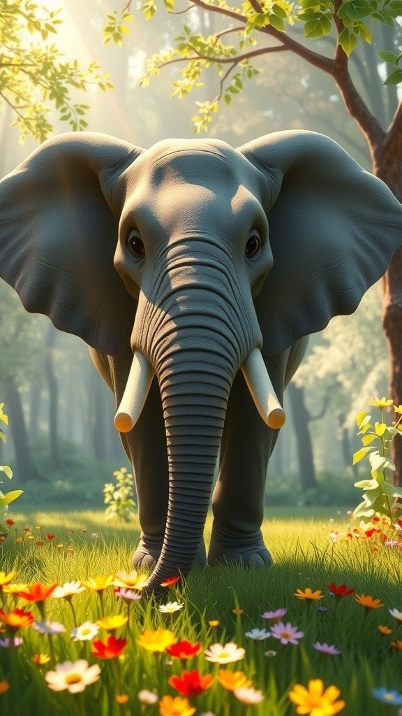 ننھی چڑیا اور ہاتھی کی دوستی