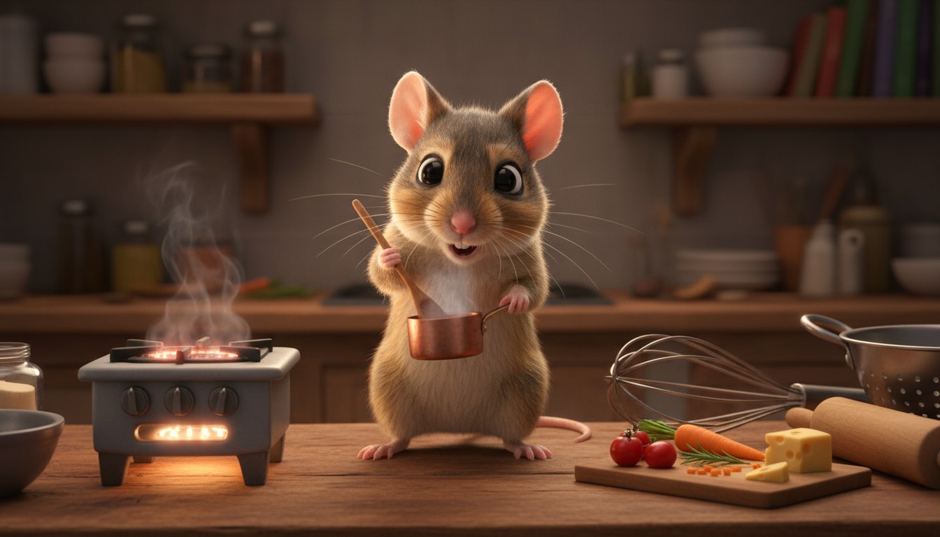 Pip's Pancake Challenge: The Tiniest Chef's Triumph!