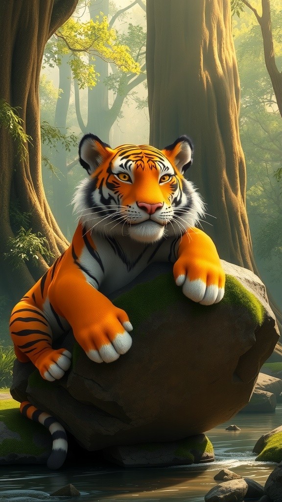 Wild Friendship: A Tiger and a Bear Together