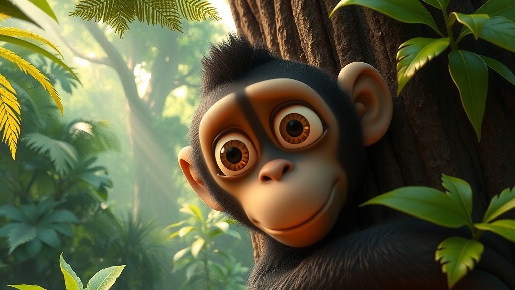 Shaitani Bandar aur Shant Sher ki Kahani