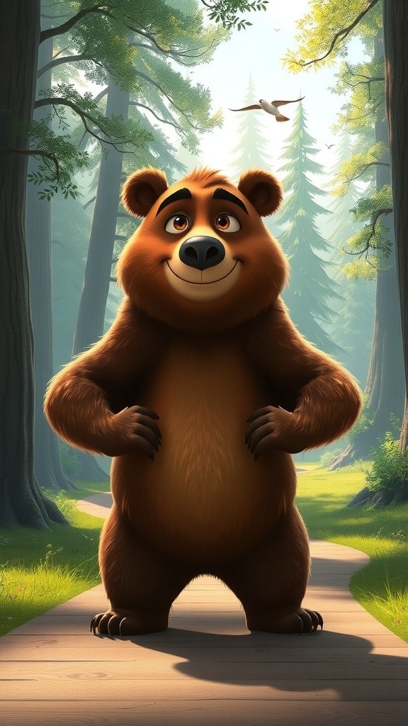 A Bear Stuck in a Tree