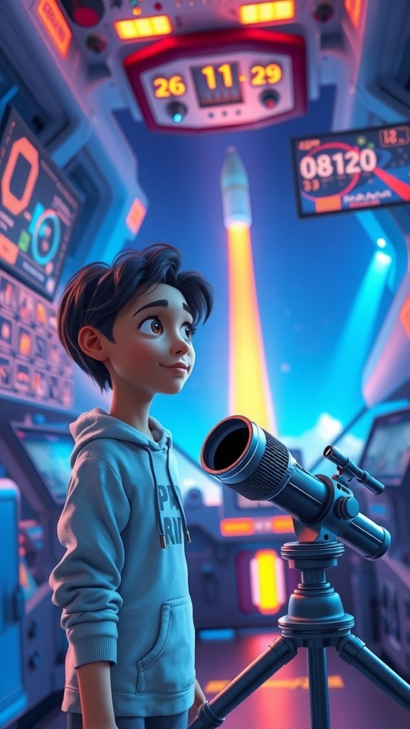 अन्वी की अद्भुत अंतरिक्ष यात्रा