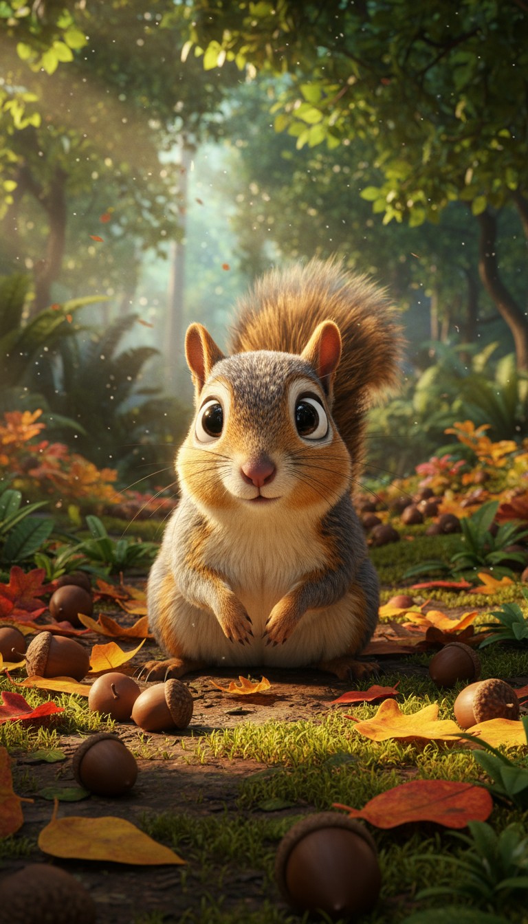 Squeak aur Tilly ka Chamakta Acorn