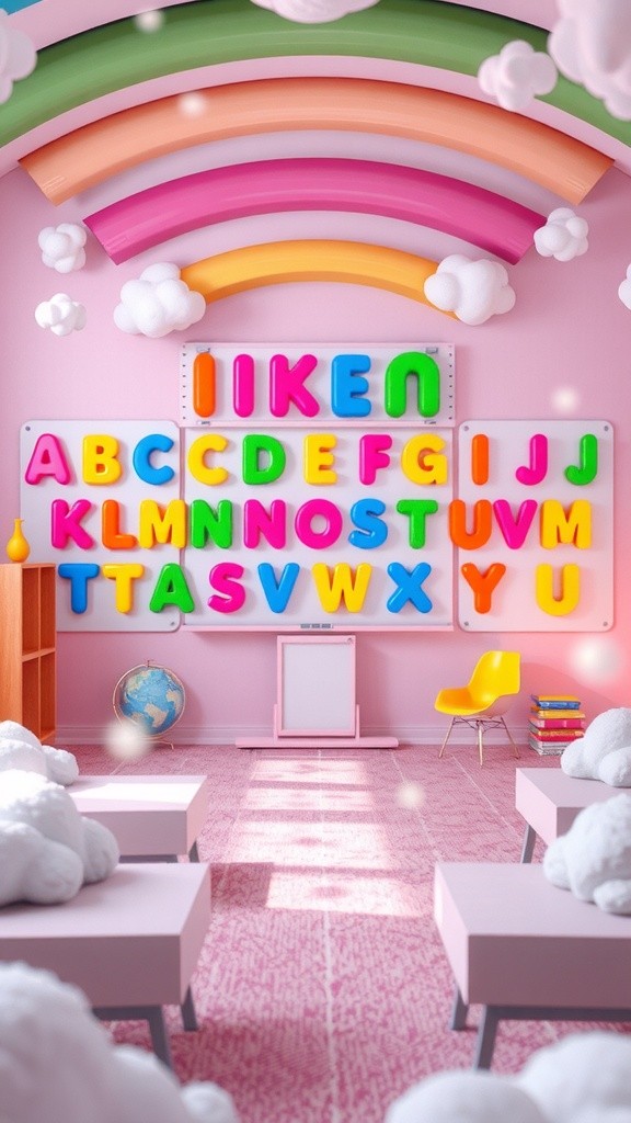 Alphabet Adventure in Rainbow Land