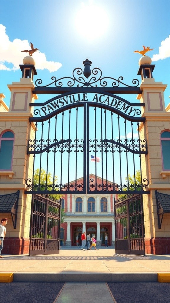 Benny's First Day at Pawsville Academy