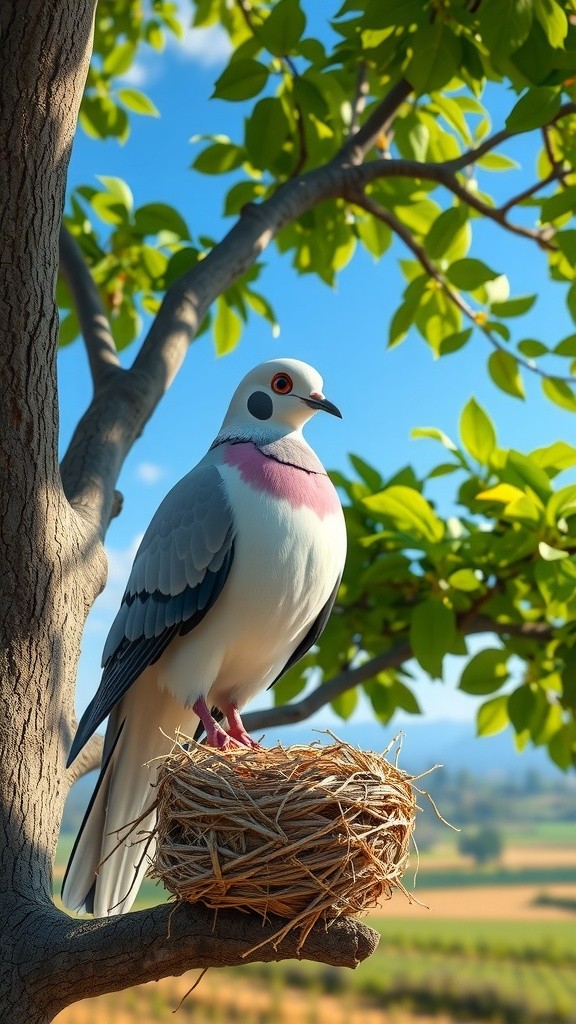 किसान और कबूतर का आशीर्वाद