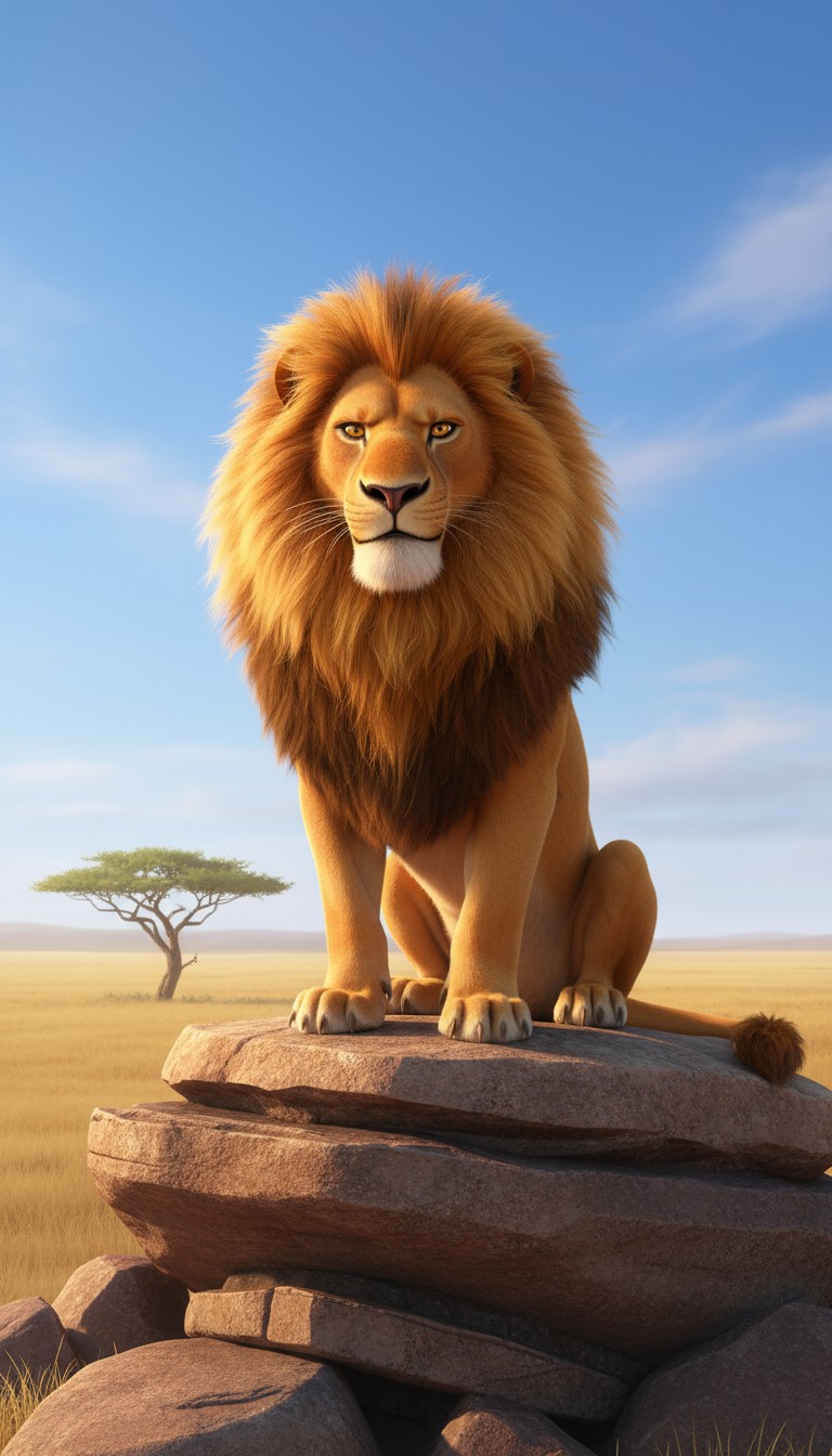 The Majesty of Lions: Kings of the African Savannah