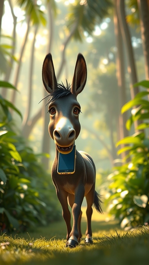 गधे की सेल्फी: सही दिशा में दिमाग और मोबाइल!