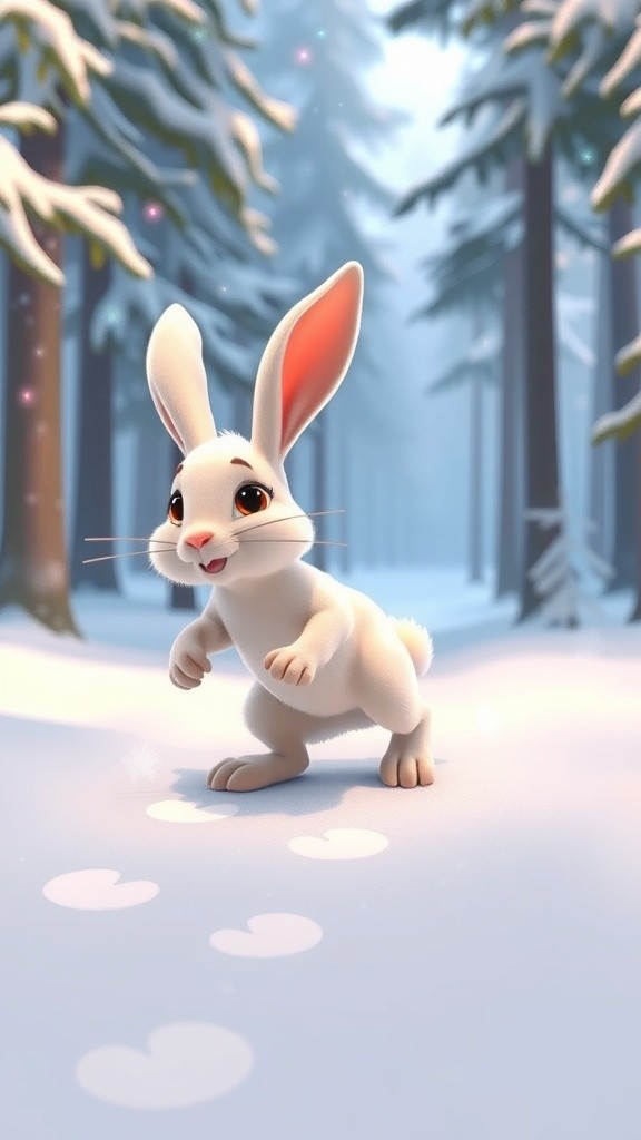 सांता और खरगोश की जादुई दोस्ती