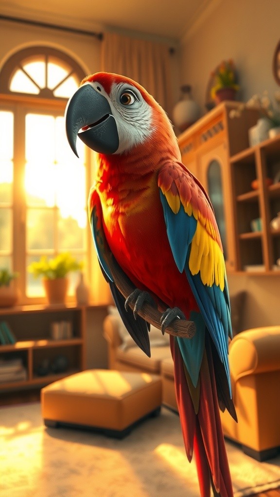 पुसु: नकल करने वाला तोता