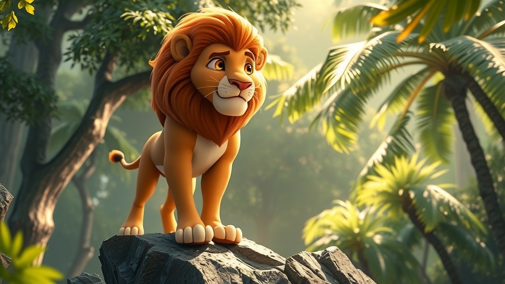 The Clever Rabbit and the Proud Lion