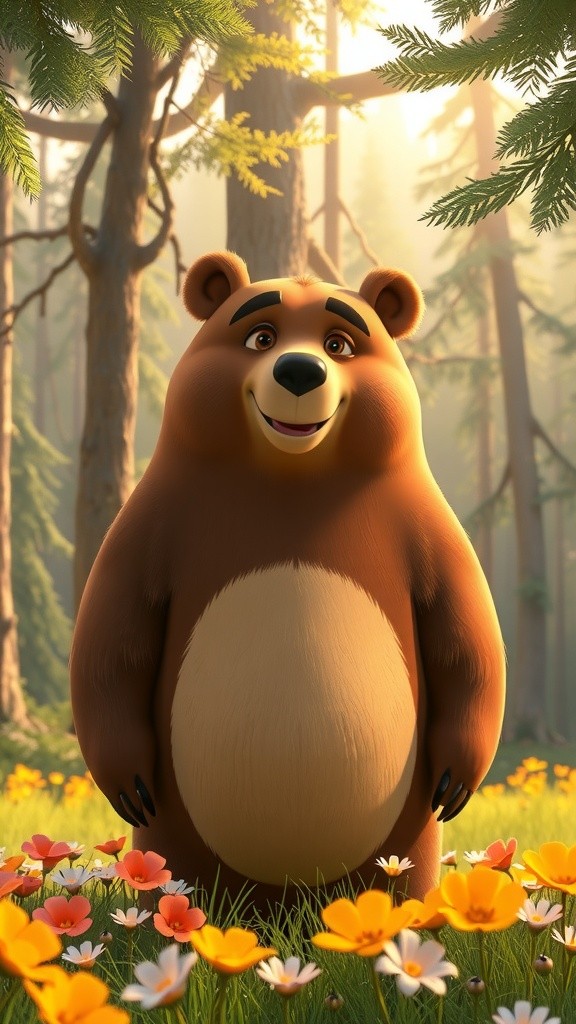 Berry Surprise in the Sunny Forest