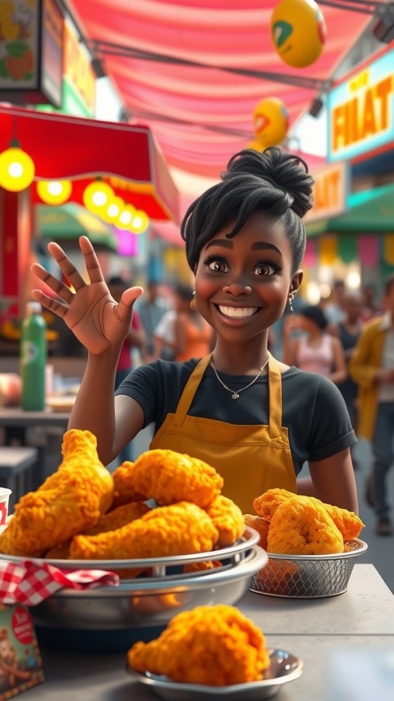 Ayam Goreng Pembawa Rezeki yang Lucu!