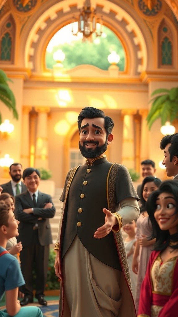 राजा अमृत का प्रजा से प्रेम और संतोष