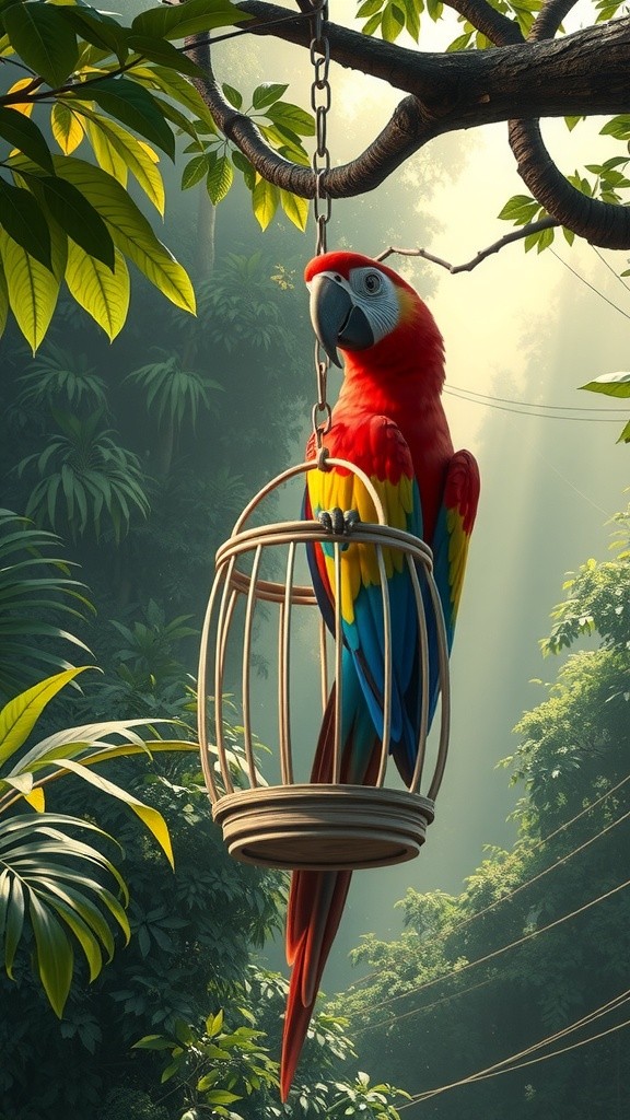 आजाद तोते की यात्रा