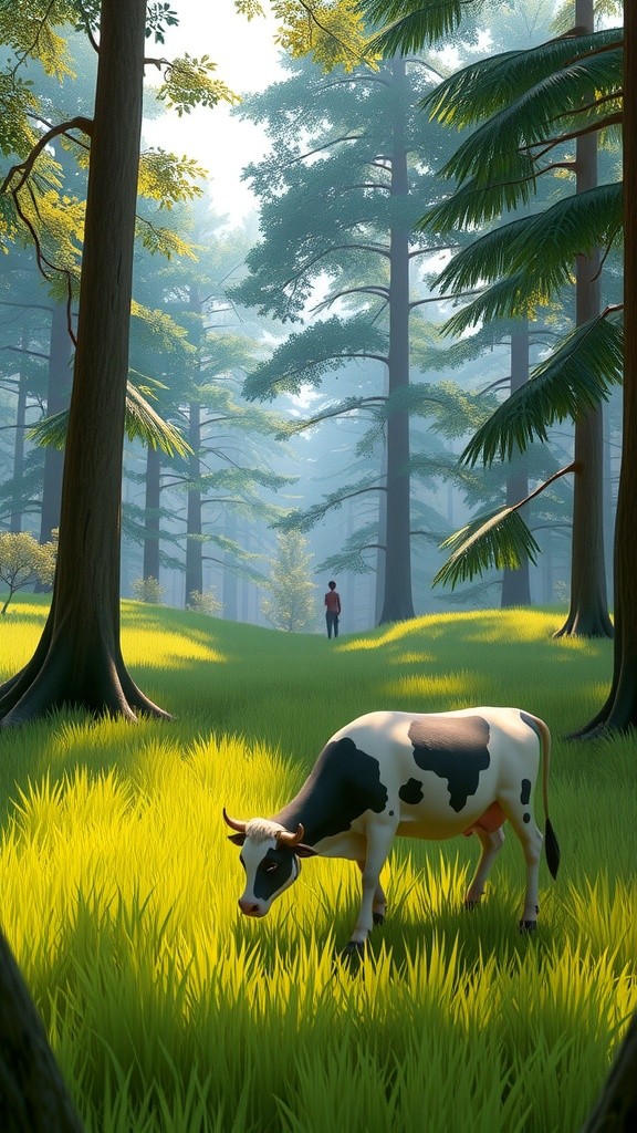 गाय और शेर की दोस्ती