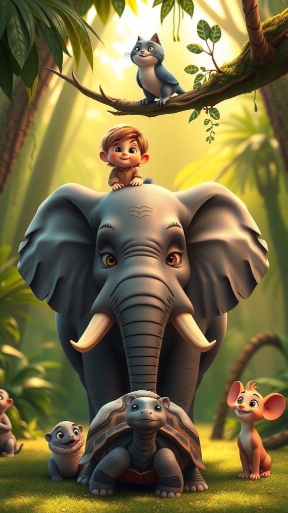 जंगल का फिटनेस क्लब: हंसी और मस्ती!