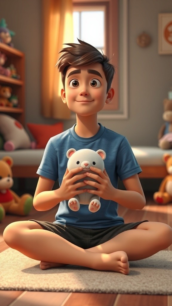 Oscar et ses labubu volés par Evan