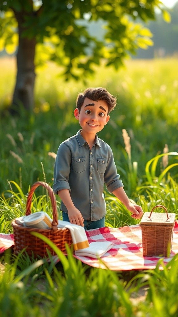 A Boy's Adventure in Candyland