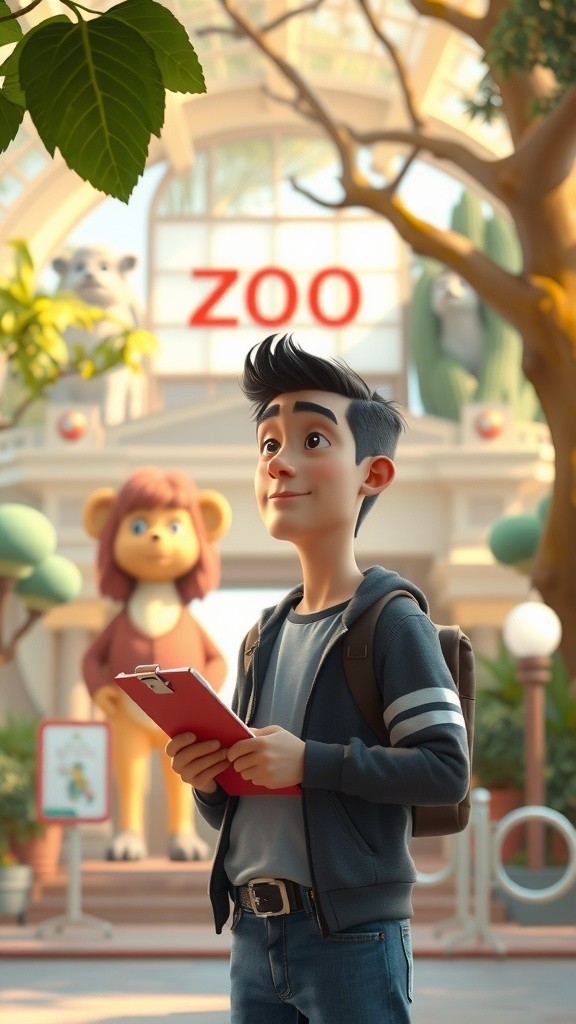 Monyet Pintar: Magang di Kebun Binatang!