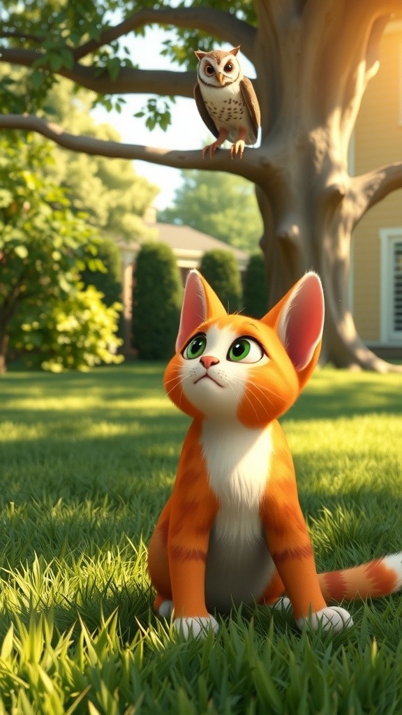 Miki: Kucing yang Ingin Jadi Burung Hantu!