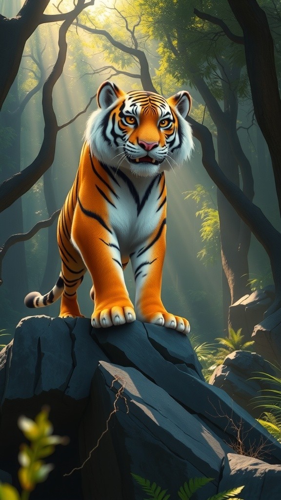 Pertarungan Lucu: Harimau vs Dinosaurus!