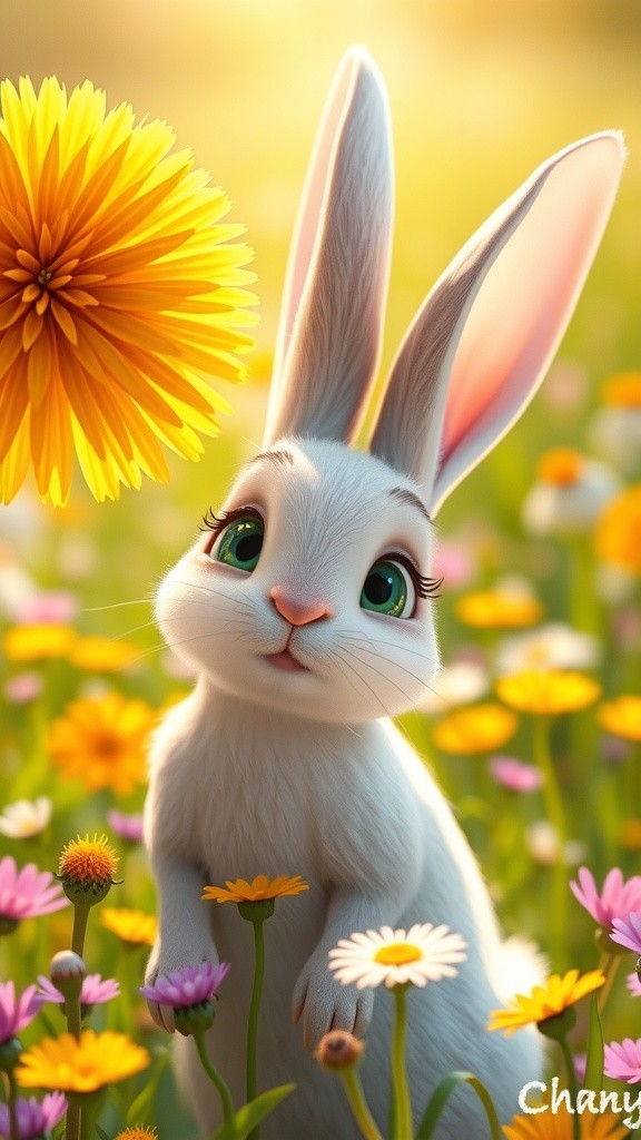 The Little Rabbit and the Dandelion Wisdom