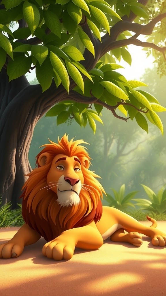 The Mischievous Monkey and the Angry Lion