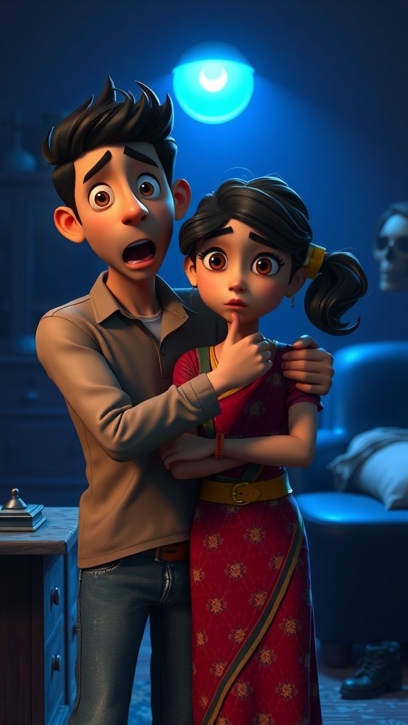 चिंटू-चिंटी और जादुई भूत की मस्ती!