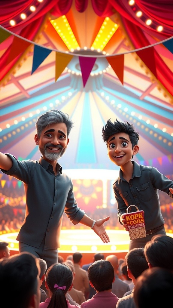 सर्कस की क्वीन: गुलाबी स्कर्ट में हाथी का जादू!