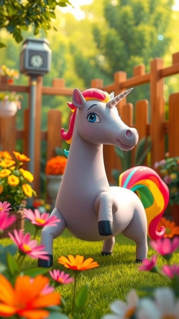 Buster vs. The Unicorn Floatie: A Splash of Joy!