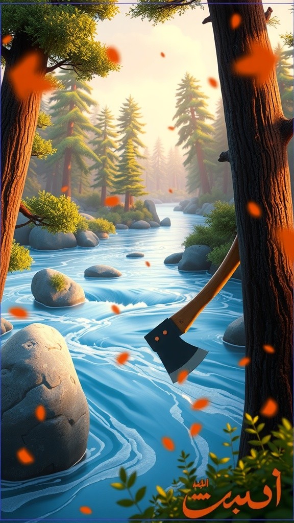 لکڑہارا اور دریا کی کہانی: سچائی کا انعام