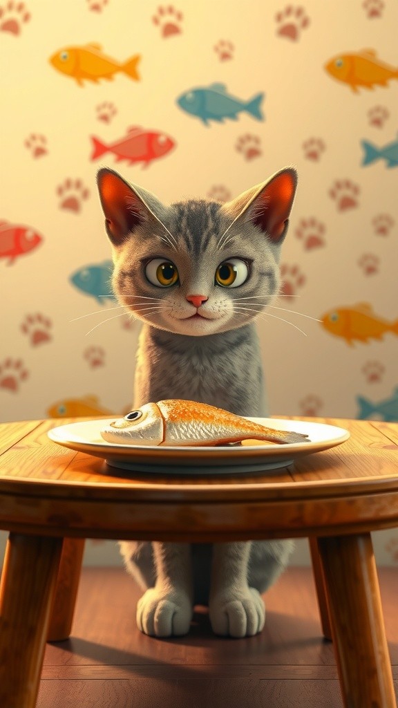 Kucing Lapar dan Ikan Goreng yang Hilang