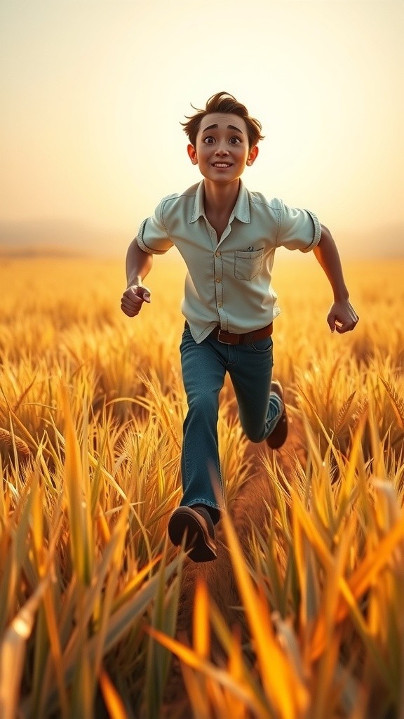 A Narrow Escape: Man vs. Lion in the Savannah