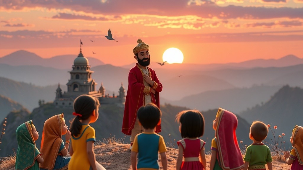 🌟 Kids Learn the Hanuman Chalisa | Animated Tale of Hanuman's Adventure 🌈