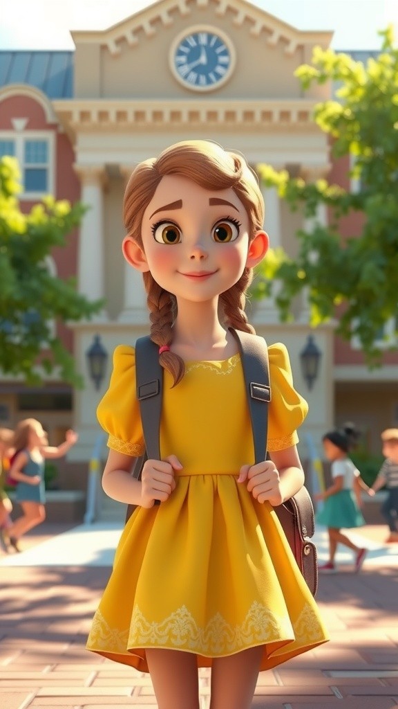 وداد ومدرستها الجديدة