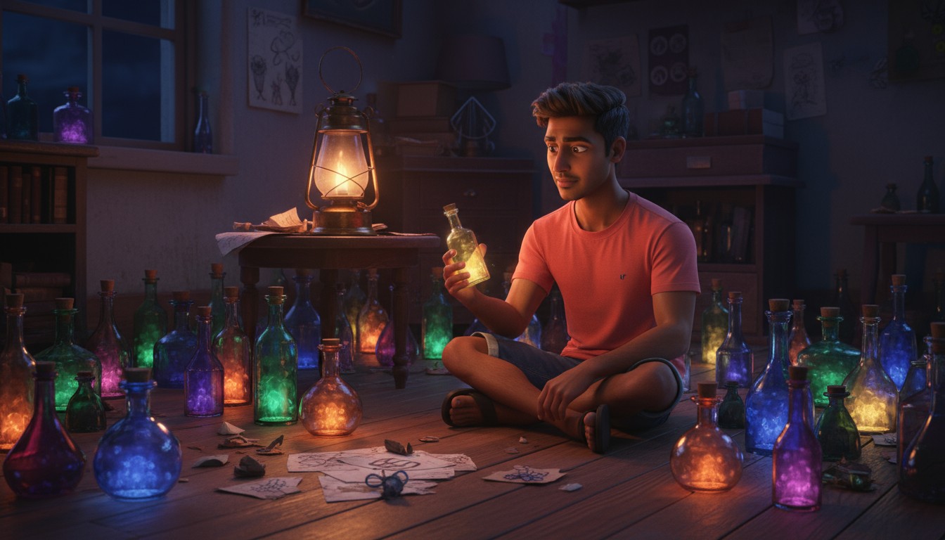 सपनों की उड़ान: रवि का कागज़ का जहाज