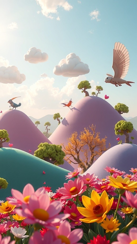 3D Cartoon Mint Adventure