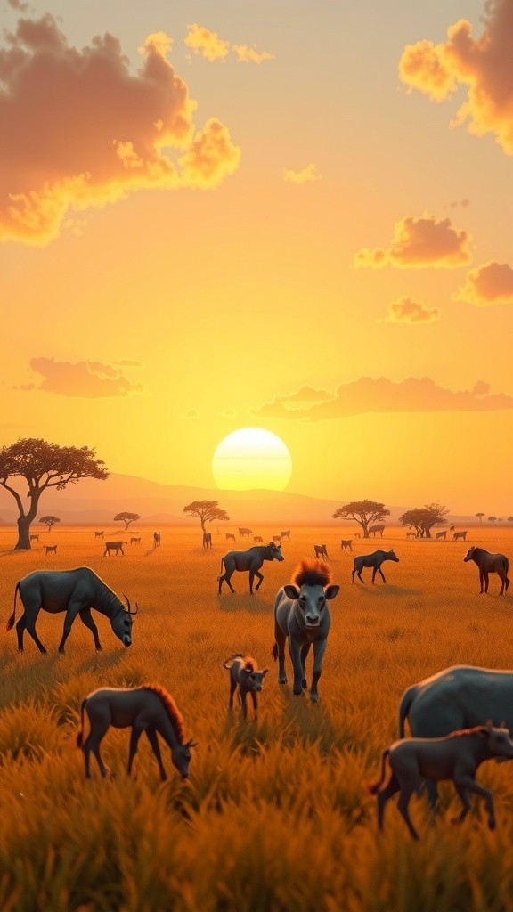 Majestic Lions in the Wild