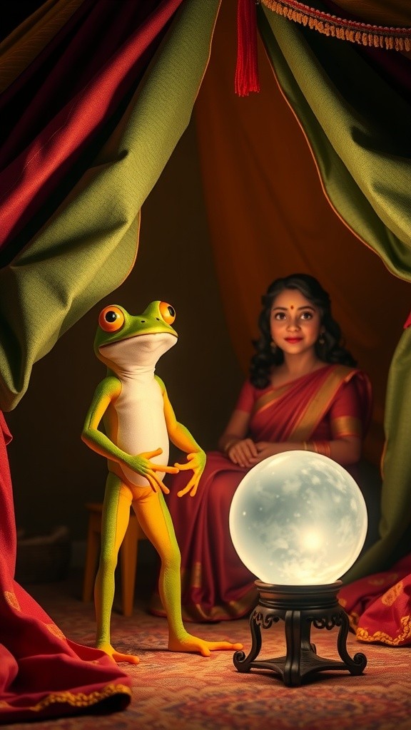 Kisah Katak dan Peramal: Cinta di Kelas Biologi