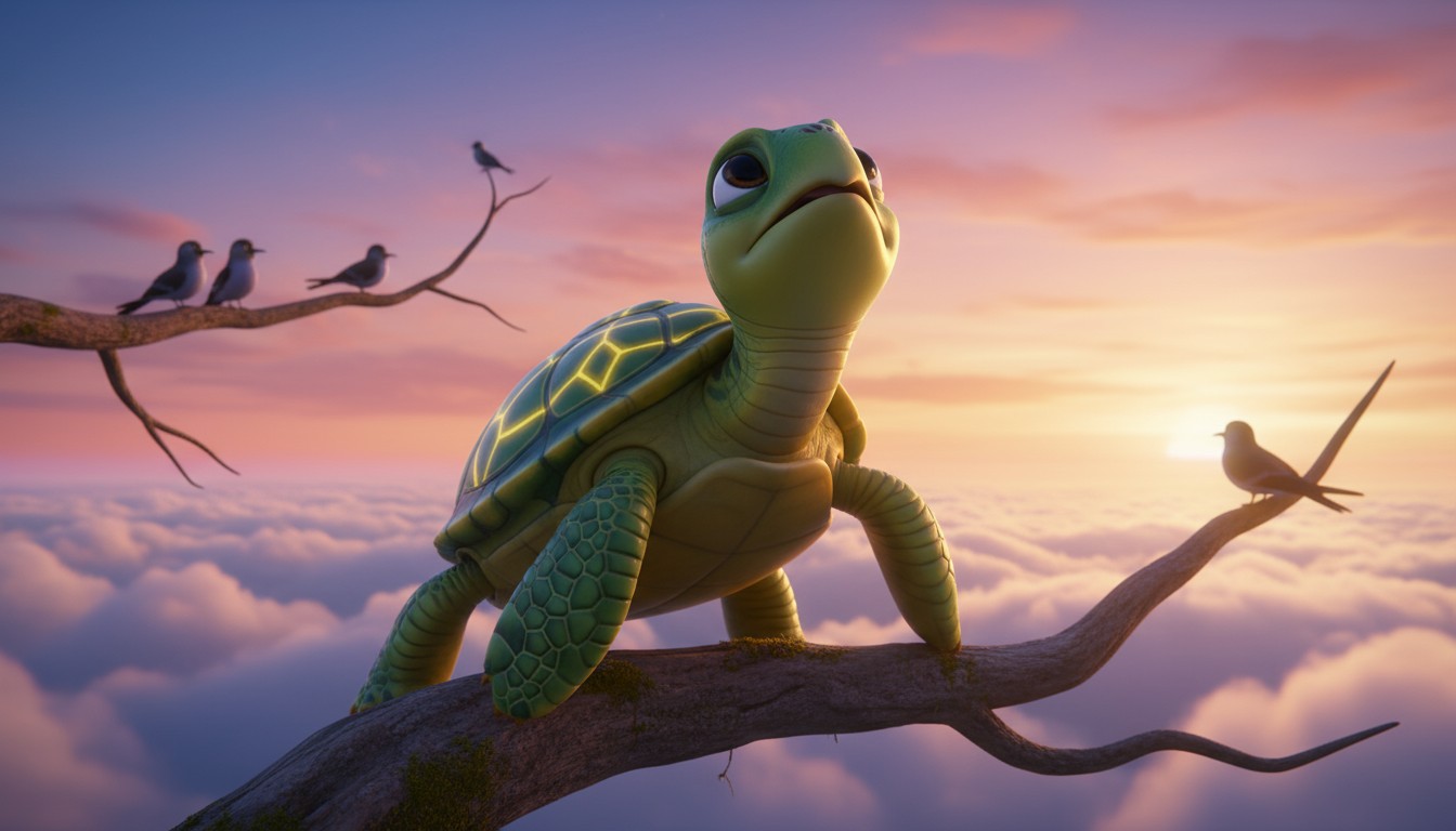 The Tortoise and the Sky Feast: A Lesson in Humility and Kindness