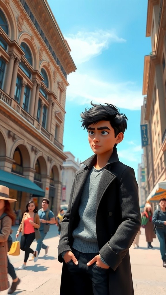 A Mysterious Encounter in the City