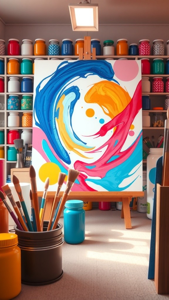 Bubble Painting Fun for Kids