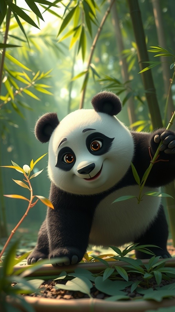 The Gentle Journey of Bao the Panda