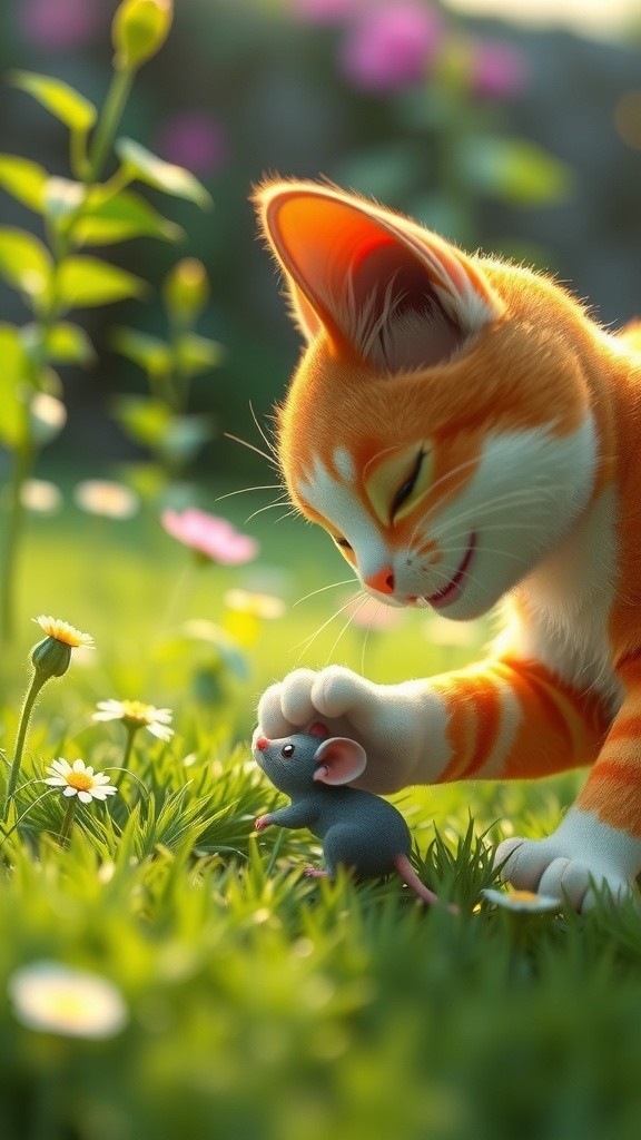 The Clever Mouse and the Lazy Cat