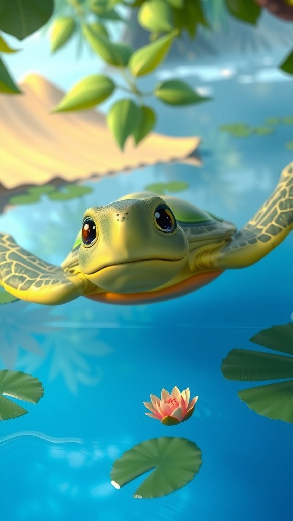 Kura-Kura Cerdas dan Buaya Raksasa