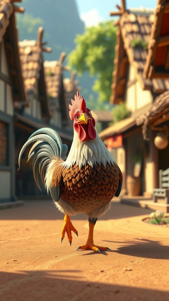 The Brave Farmer and the Golden Egg Hen